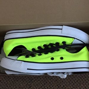 New Converse All Stars Volt/white/black